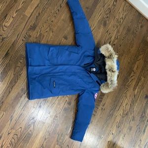 NWOT Langford Parka blue canada goose down coat